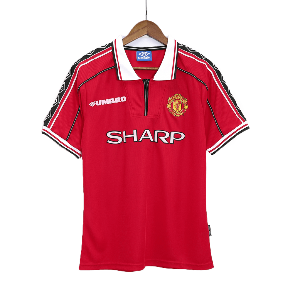 Retro Manchester United Hemma Fotbollströja 98/00