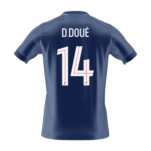 D.DOUÉ #14 PSG Tröja 2025/26 Hemma Premium Mörkblå