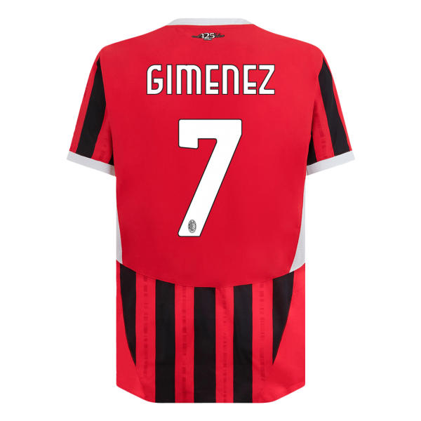 AC Milan Hemma Fotbollströja GIMENEZ #7  Autentisk