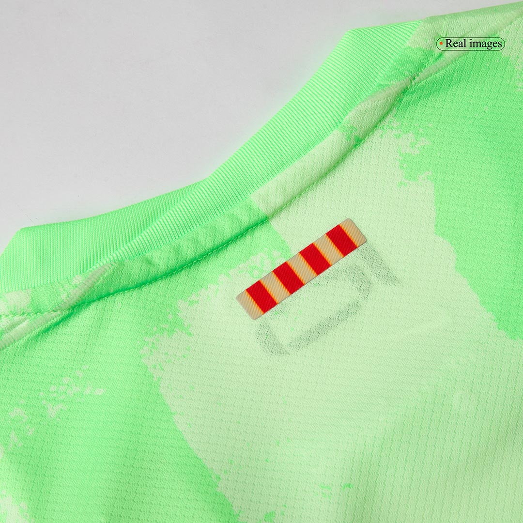 Barcelona Tredjeställ Fotbollströja LAMINE YAMAL #19 Premium - Bild 3