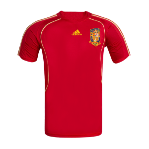 Spanien Hemma Fotbollströjor Euro 2008 Retro