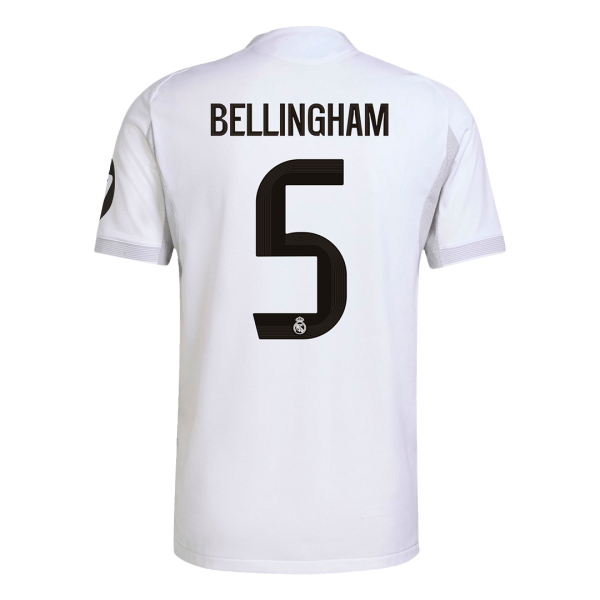 BELLINGHAM #5 Real Madrid Hemma Fotbollströjor 2025/26 Autentisk