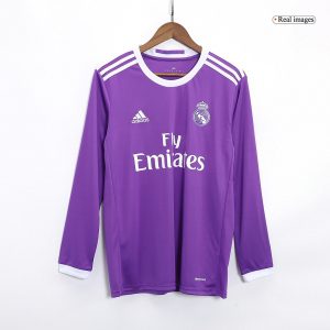 Retro Real Madrid Borta Fotbollströja 2016/17 långärmad