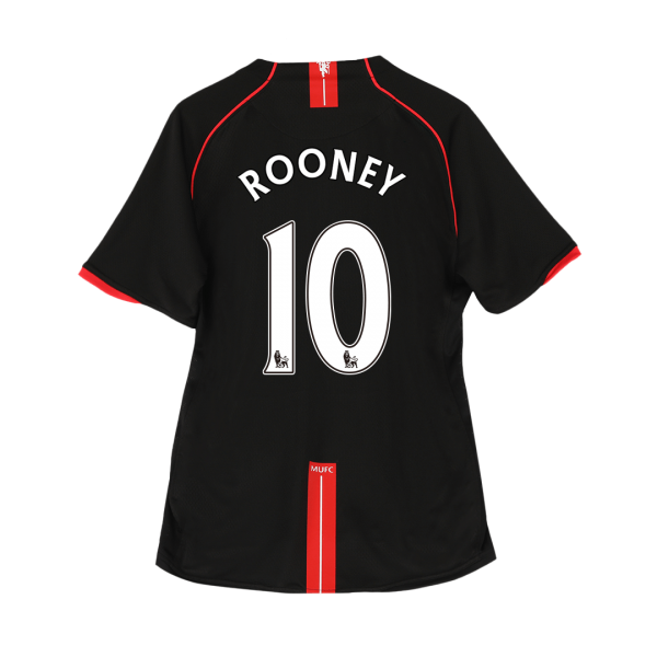 Retro Manchester United Borta Fotbollströja ROONEY #10 2007/08