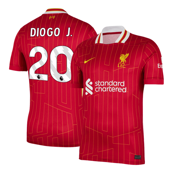 DIOGO J. #20 Liverpool Tröja Hemma röd