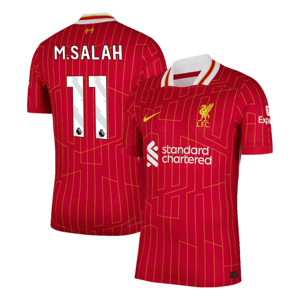 Liverpool Hemma Fotbollströja M.SALAH #11  Autentisk