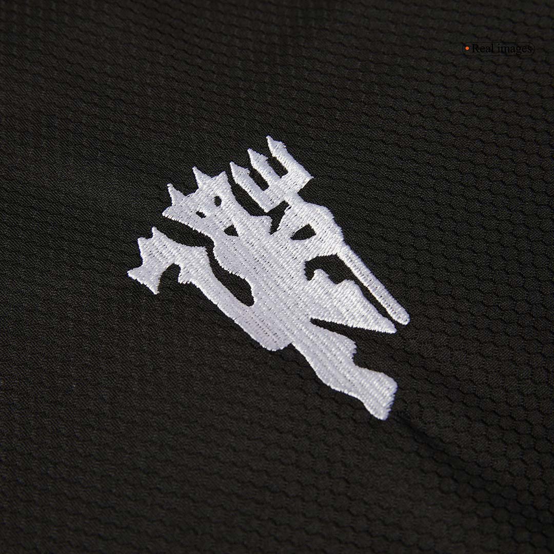 Manchester United Tredjeställ Fotbollströja Målvakt Svart - Bild 9