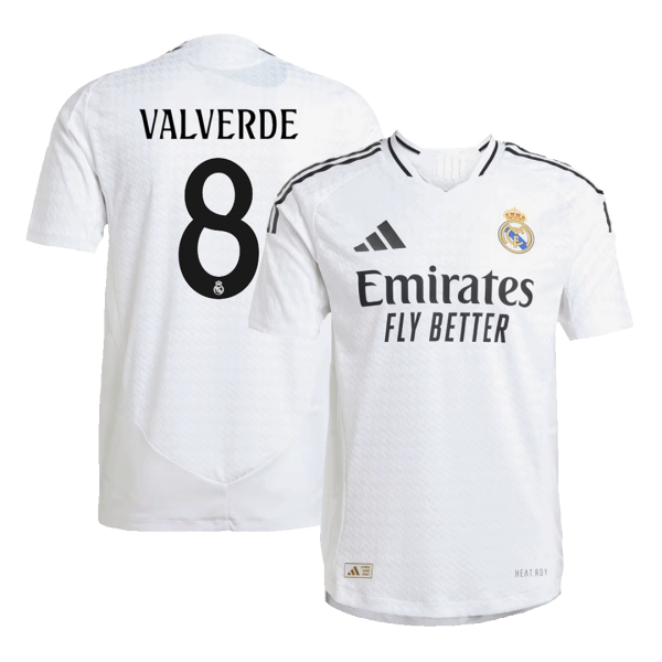 Real Madrid Hemma Fotbollströja VALVERDE #8 Autentisk