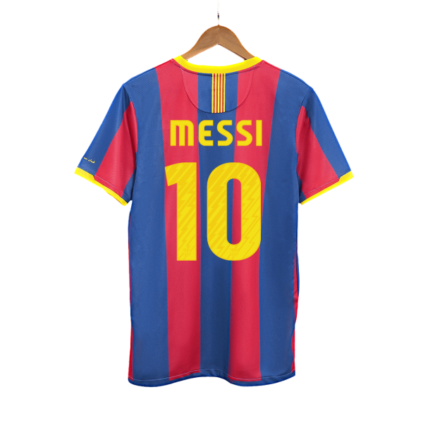 Retro Barcelona Hemma Fotbollströja MESSI #10 2010/11