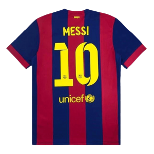 Retro Barcelona Hemma Fotbollströja MESSI #10 2014/15