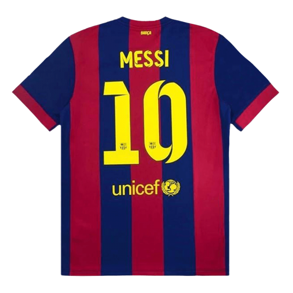 Retro Barcelona Hemma Fotbollströja MESSI #10 2014/15