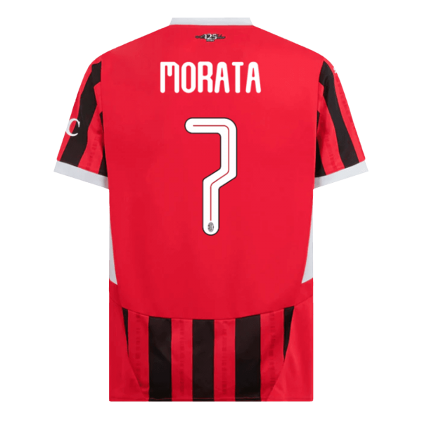 AC Milan Hemma Fotbollströja MORATA #7  - UCL