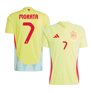MORATA #7 Spanien Borta Fotbollströjor Euro 2024