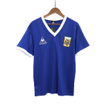 Argentina Borta Fotbollströjor 1986 Retro