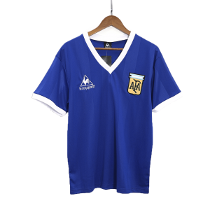 Argentina Borta Fotbollströjor 1986 Retro