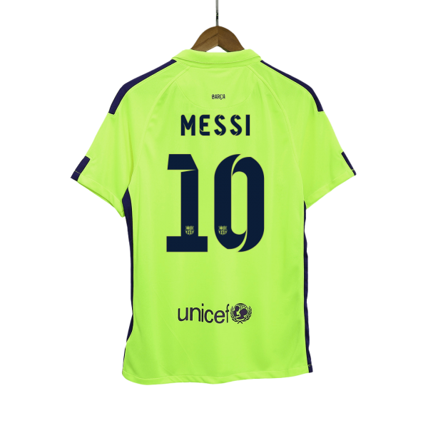 Retro Barcelona Tredjeställ Fotbollströja MESSI #10 2014/15