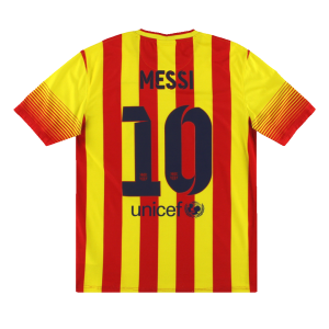 Retro Barcelona Borta Fotbollströja MESSI #10 2013/14