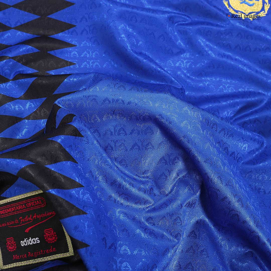 #10 Argentina Borta Fotbollströjor 1994 Retro - Bild 6