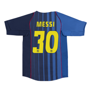 Retro Barcelona Borta Fotbollströja MESSI #30 2004/05