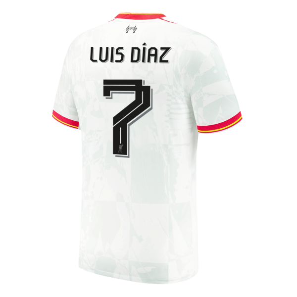 Liverpool Tredjeställ Fotbollströja LUIS DÍAZ #7  - UCL