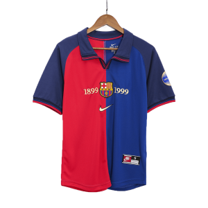 Retro Barcelona Hemma Fotbollströja 1999/00-årsjubileum