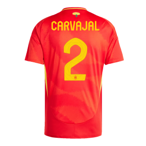 CARVAJAL #2 Spanien Hemma Fotbollströjor Euro
