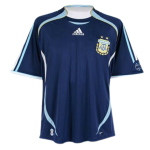 Argentina Borta Fotbollströjor 2006 Retro