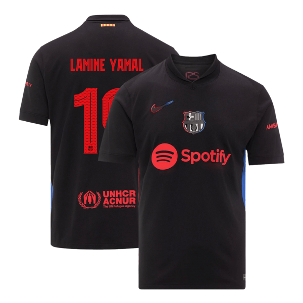 Barcelona Borta Fotbollströja LAMINE YAMAL #19  - UCL
