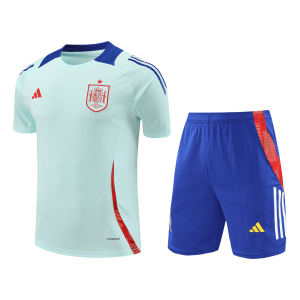 Spanien Före match Fotbollströjor Euro 2024