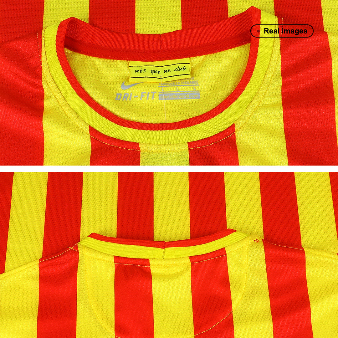 Retro Barcelona Borta Fotbollströja 2013/14 - Bild 5