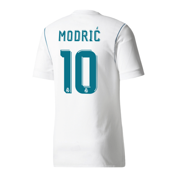 Retro Real Madrid Hemma Fotbollströja MODRIĆ #10 2017/18