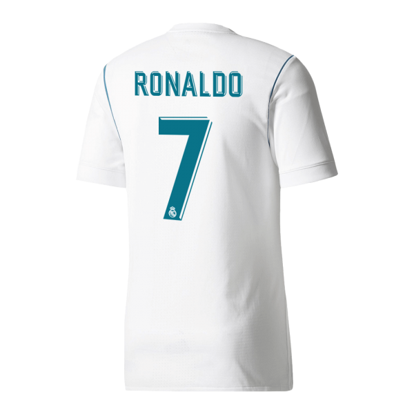 Retro Real Madrid Hemma Fotbollströja RONALDO #7 2017/18