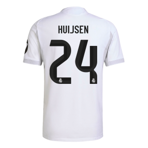 HUIJSEN #24 Real Madrid Tröja 2025/26 Hemma Autentisk