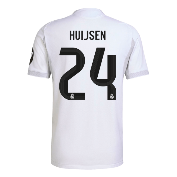 HUIJSEN #24 Real Madrid Tröja 2025/26 Hemma Autentisk