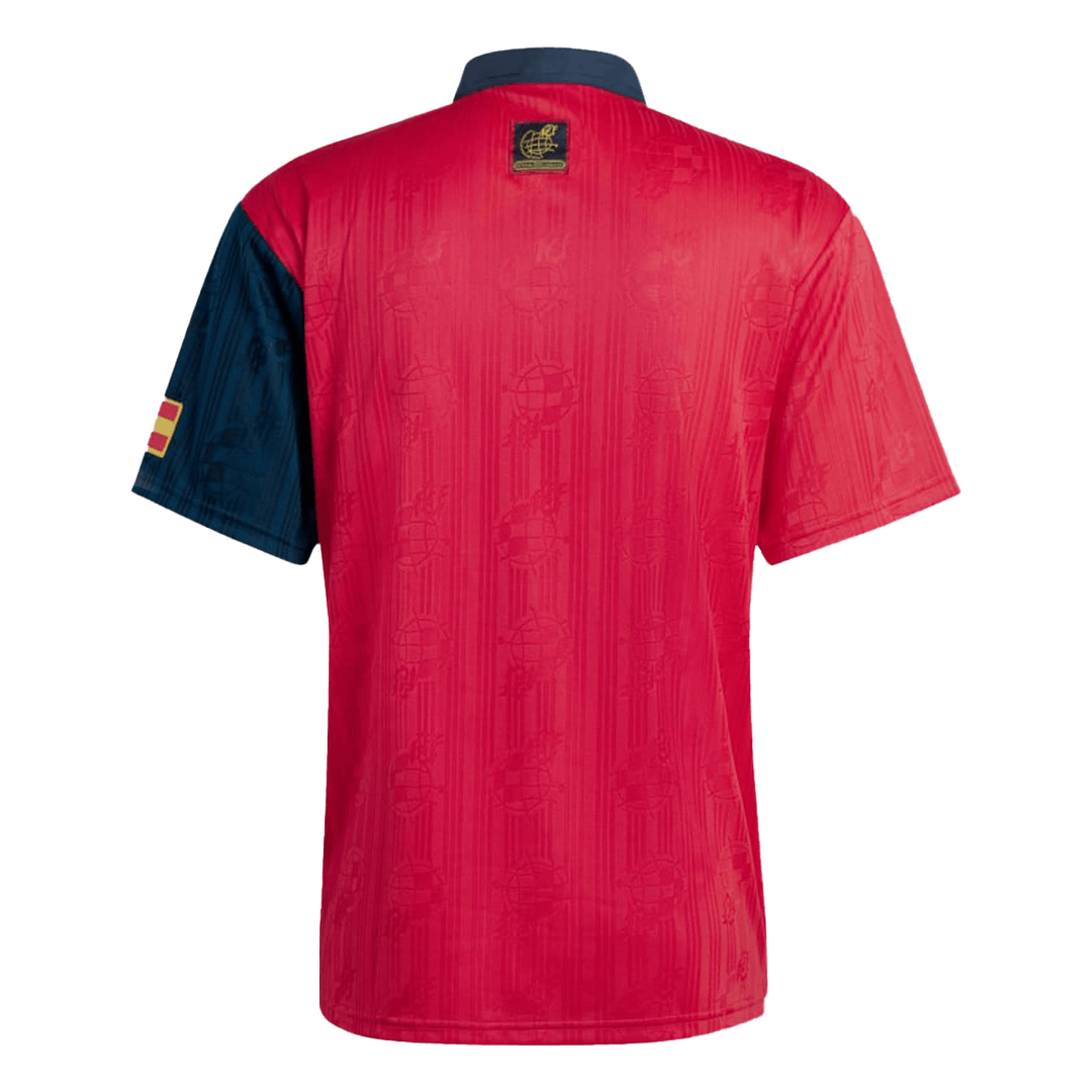 Spanien Hemma Fotbollströjor 1996 Retro - Bild 2