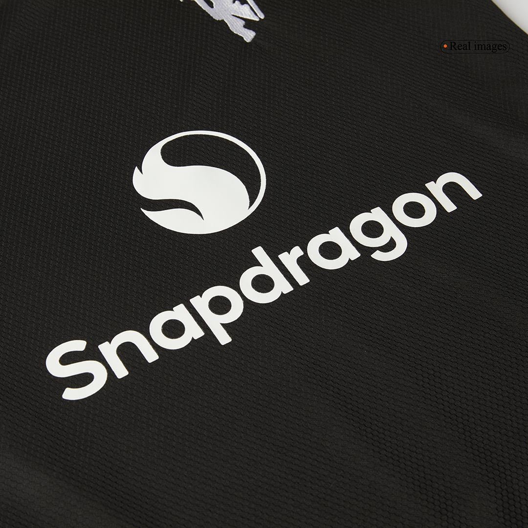 Manchester United Tredjeställ Fotbollströja Målvakt Svart - Bild 7