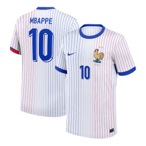 MBAPPÉ #10 Frankrike Borta fotbollströjor