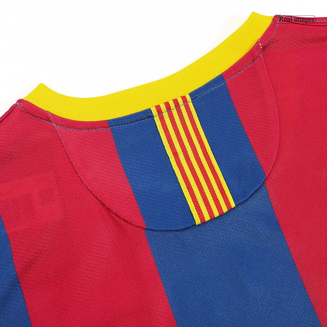 Retro Barcelona Hemma Fotbollströja DAVID VILLA #7 2010/11 - Bild 4