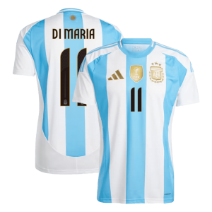 Argentina Hemma Fotbollströjor DI MARIA #11 Premium