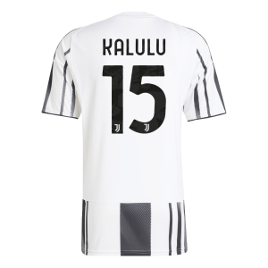 Juventus Tröja KALULU #15 2025/26 Hemma Svart & Vitt
