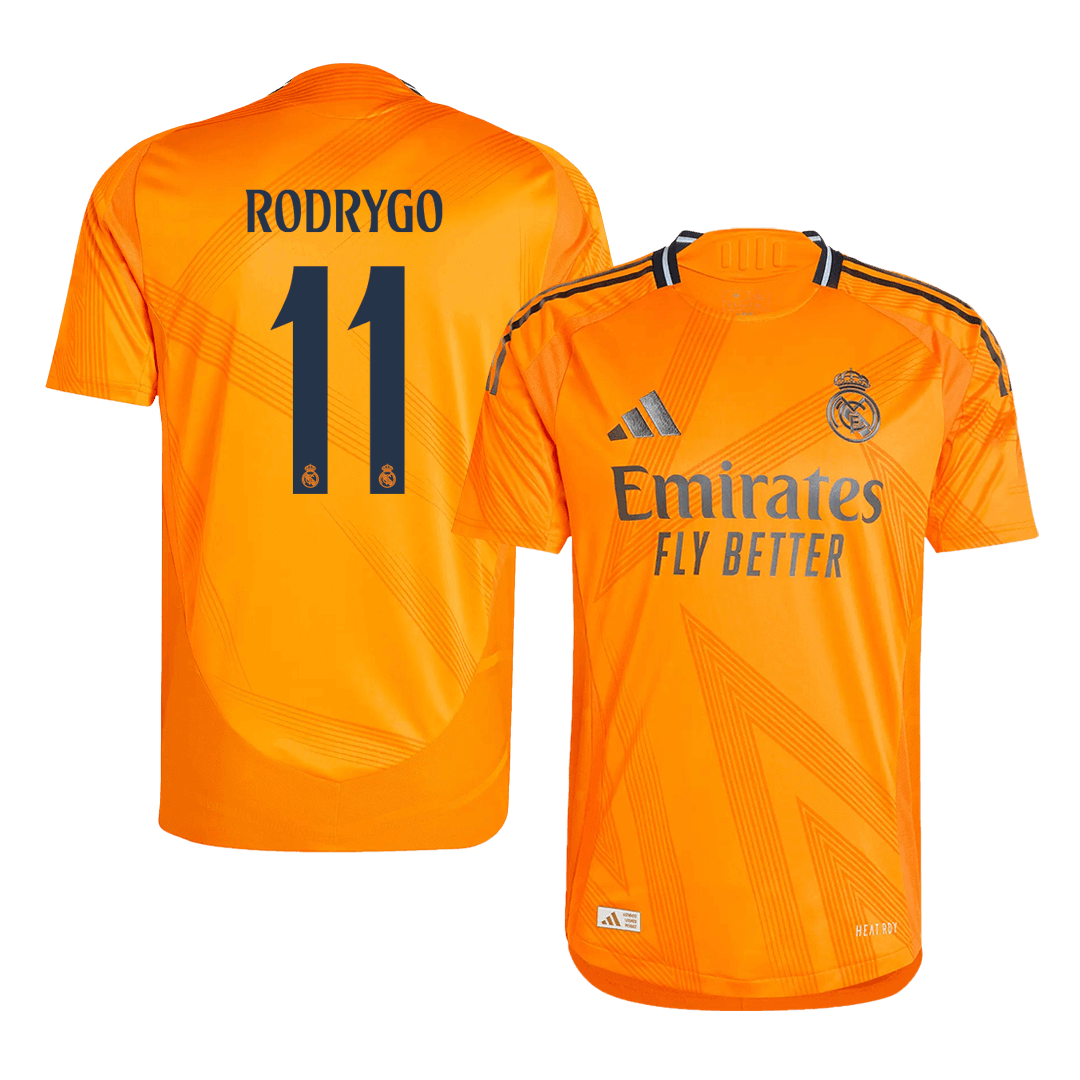 Real Madrid Borta Fotbollströja RODRYGO #11 Autentisk