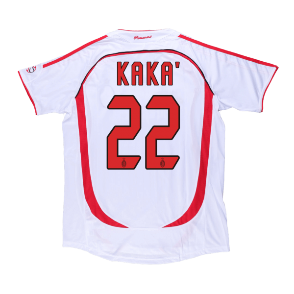 Retro AC Milan Borta Fotbollströja KAKA' #22 2006/07 - UCL