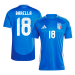 BARELLA #18 Italien Hemma Fotbollströjor Euro
