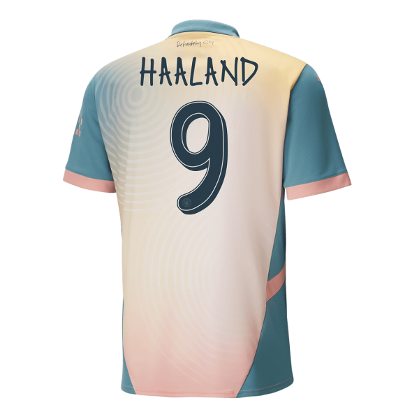 Manchester City Fjärde borta Fotbollströja HAALAND #9  - Definitely City