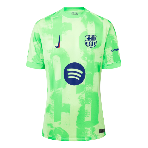 Barcelona Tredjeställ Fotbollströja Premium - Spotify-logotyp utan text