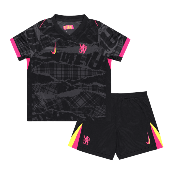 Chelsea Tredjeställ Fotbollströja  Fotbollssats Barn