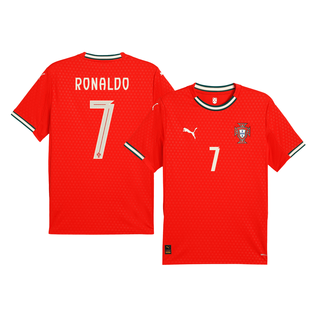 RONALDO #7 Portugal Hemma Fotbollströjor 2025 - Bild 2