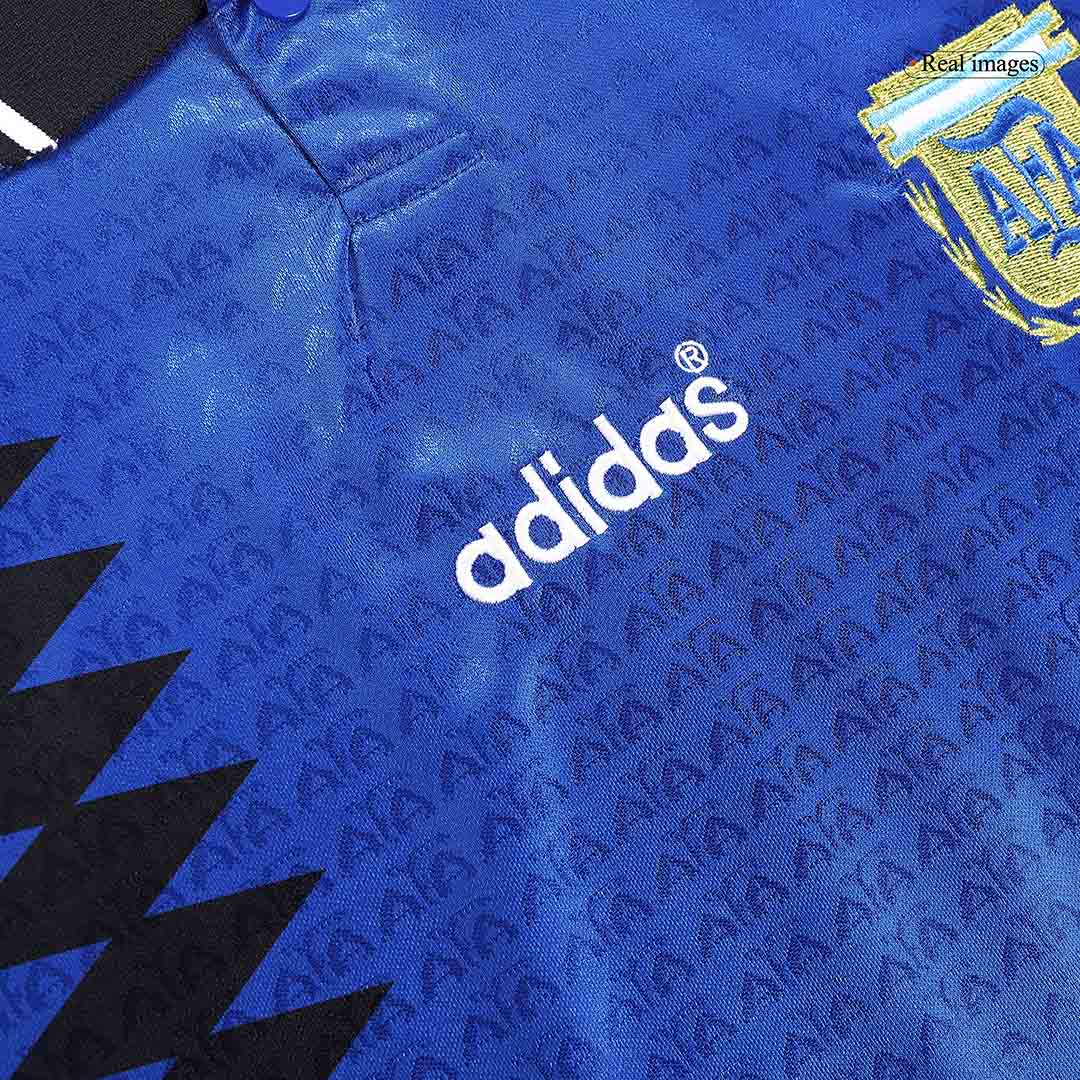 #10 Argentina Borta Fotbollströjor 1994 Retro - Bild 5