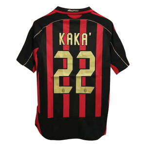 Retro AC Milan Hemma Fotbollströja KAKA' #22 2006/07