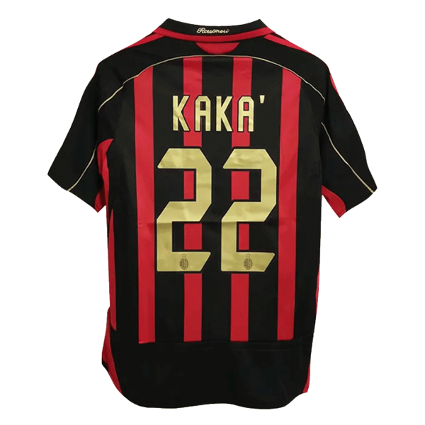 Retro AC Milan Hemma Fotbollströja KAKA' #22 2006/07